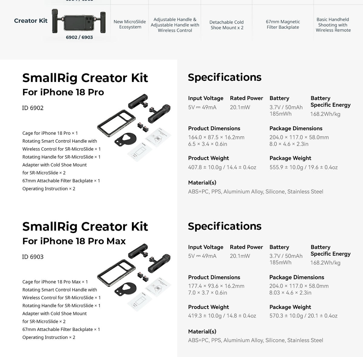 Khung Smallrig Creator Cho Iphone 18 Pro Max 6903 9 Hlstudio 005