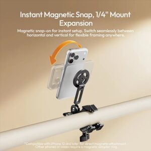 Ulanzi EA03 – Kẹp Super Clamp kèm giá đỡ điện thoại Magnetic C143 chính hãng, hình ảnh thực tế mua tại HL Studio Móc treo & Kẹp - Giá đỡ điện thoại 2