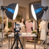 Combo 2 đèn LED Nanlite FS-300B + Softbox Rapid 90 + Chân đèn inox 2.8m – Hai nguồn sáng cho một hệ thống studio hoàn chỉnh chính hãng, hình ảnh thực tế mua tại HL Studio HLStudio Combo