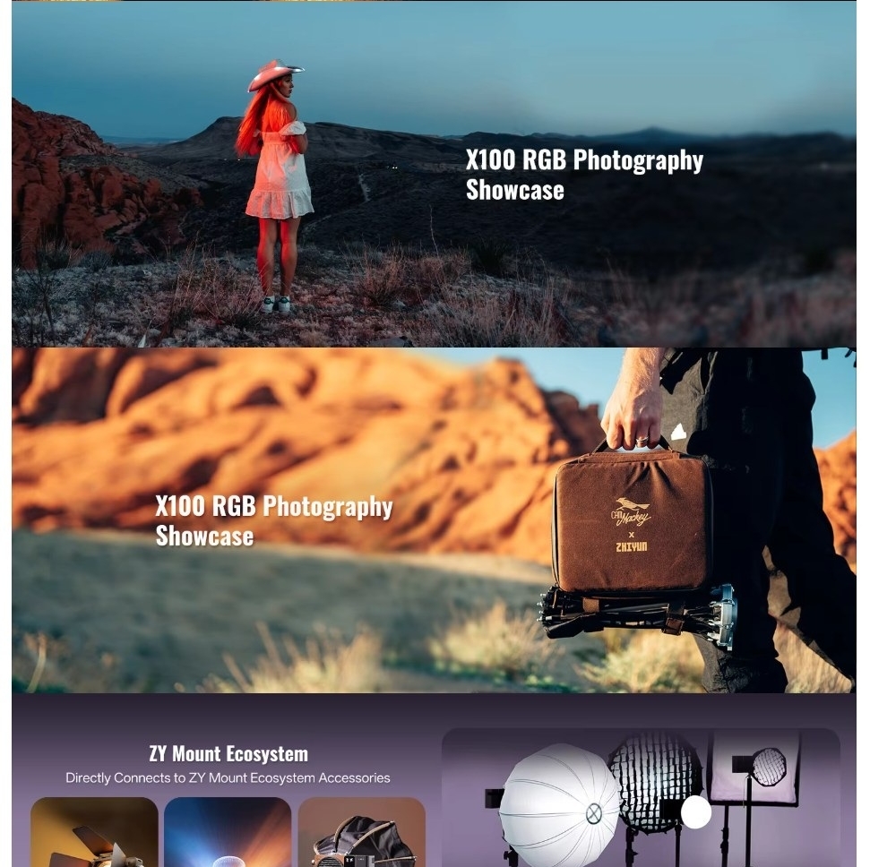 Den Led Zhiyun Molus X100 Rgb Standard Pro 7 Hlstudio 003