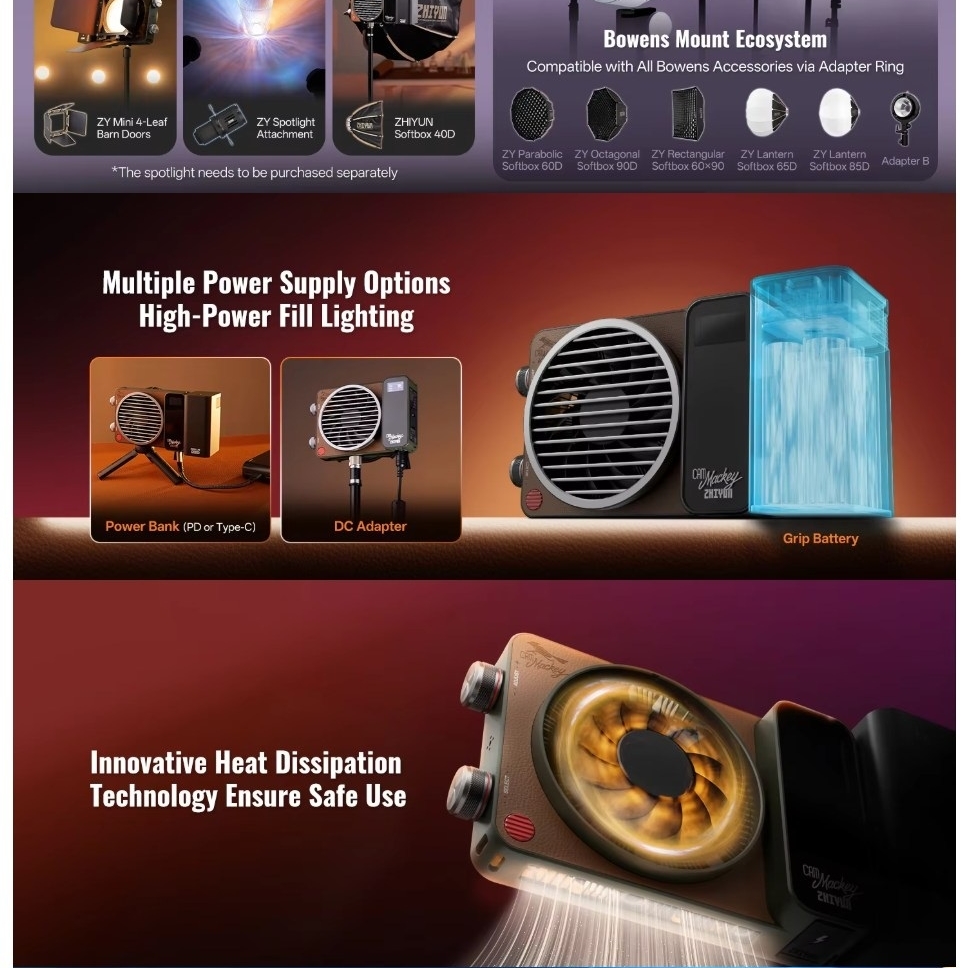 Den Led Zhiyun Molus X100 Rgb Standard Pro 7 Hlstudio 004