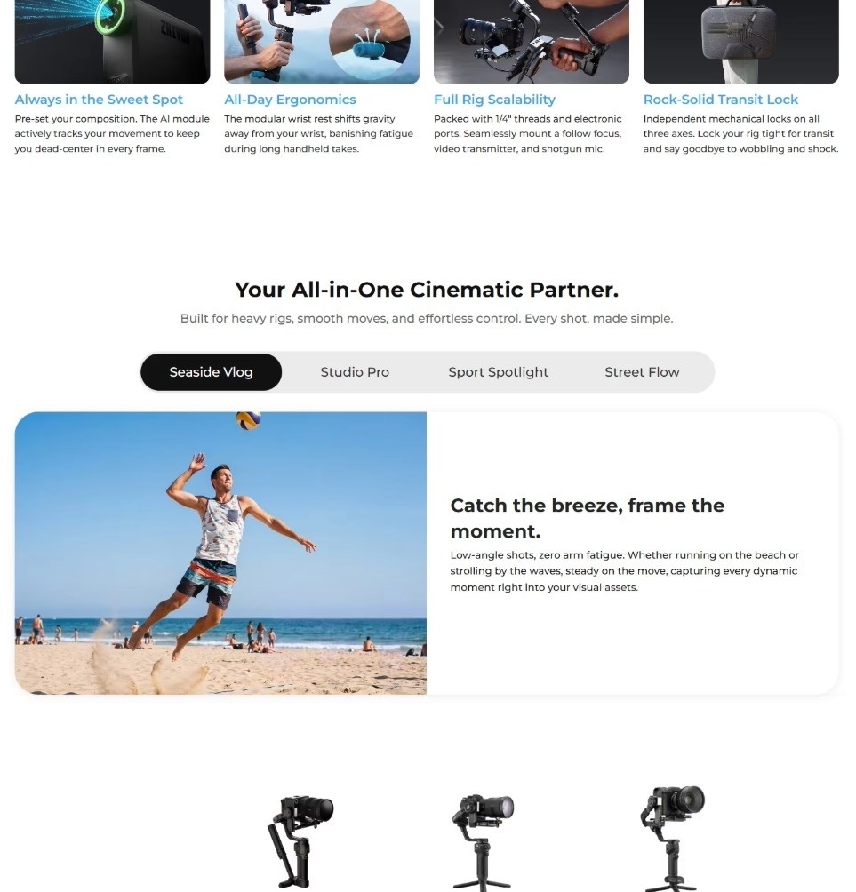 Gimbal Zhiyun Weebill 5 Standard Combo Tai 3Kg New 2026 7 Hlstudio 007