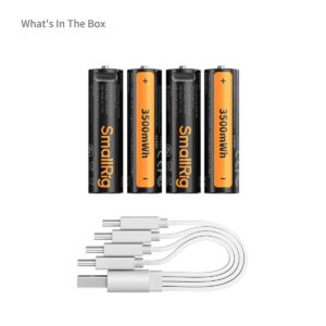 2026-10-16 TBQP Báo Giá Hà Nội - HCM - SmallRig 5768 – Bộ 4 pin sạc AA 3500mWh Lithium với cổng USB-C 15 SmallRig 5768 – Bộ 4 pin sạc AA 3500mWh Lithium với cổng USB-C chính hãng, hình ảnh thực tế mua tại HL Studio Pin sạc thẻ nhớ 15