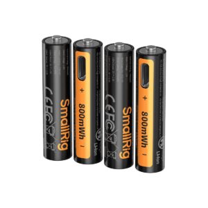 2026-10-15 TBQP Báo Giá Hà Nội - HCM - SmallRig 5769 – Bộ 4 pin sạc Lithium AAA 800mWh với cổng USB-C SmallRig 5769 – Bộ 4 pin sạc Lithium AAA 800mWh với cổng USB-C chính hãng, hình ảnh thực tế mua tại HL Studio Pin sạc thẻ nhớ