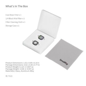 2026-10-16 TBQP Báo Giá Hà Nội - HCM - SmallRig 7113 – Bộ lọc Filter (Cool Rose+Black Mist 1/4) cho Insta360 Luna Pro 7 SmallRig 7113 – Bộ lọc Filter (Cool Rose+Black Mist 1/4) cho Insta360 Luna Pro chính hãng, hình ảnh thực tế mua tại HL Studio Bộ lọc ống kính ( Kính Lọc ) 7