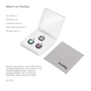 2026-10-16 TBQP Báo Giá Hà Nội - HCM - SmallRig 7121 – Bộ lọc Filter (CPL+VND2-32+Cool Rose) cho Insta360 Luna Pro 7 SmallRig 7121 – Bộ lọc Filter (CPL+VND2-32+Cool Rose) cho Insta360 Luna Pro chính hãng, hình ảnh thực tế mua tại HL Studio Bộ lọc ống kính ( Kính Lọc ) 7