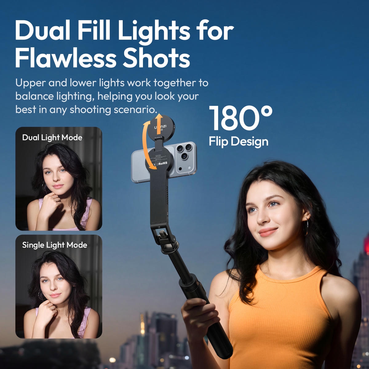 Ulanzi Mt22 Chan Tripod Selfie Magsafe Tu Mo Tich Hop 2 Den Led S068 04 Hlstudio