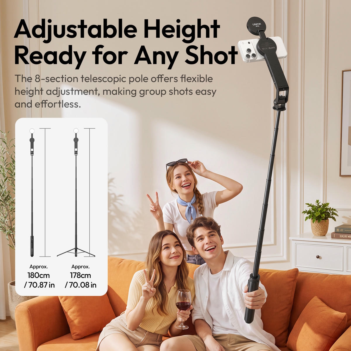 Ulanzi Mt22 Chan Tripod Selfie Magsafe Tu Mo Tich Hop 2 Den Led S068 07 Hlstudio
